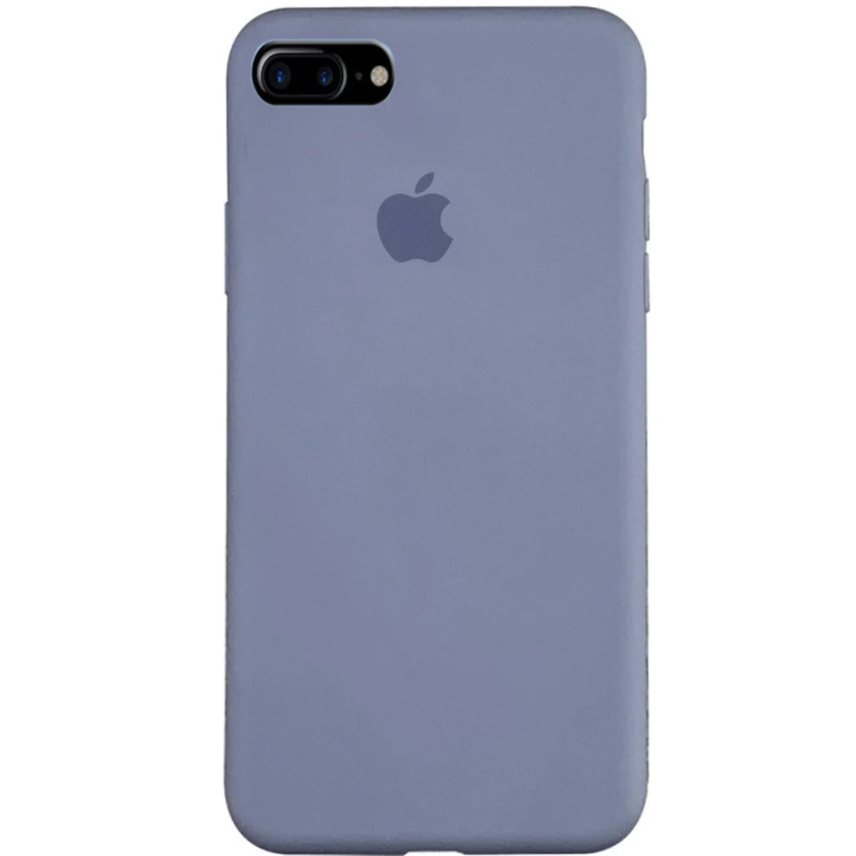 Чехол Silicone case (A) (с закрытым низом) для Apple iPhone 7 plus / 8 plus (5.5") Серый / Lavender