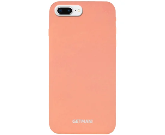 Чехол Silicone Case GETMAN for Magnet для Apple iPhone 7 plus / 8 plus (5.5") Розовый / Flamingo