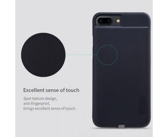 Чехол накладка Nillkin Magic с модулем приема от беспроводного ЗУ для iPhone 7 plus / 8 plus (5.5") Черный