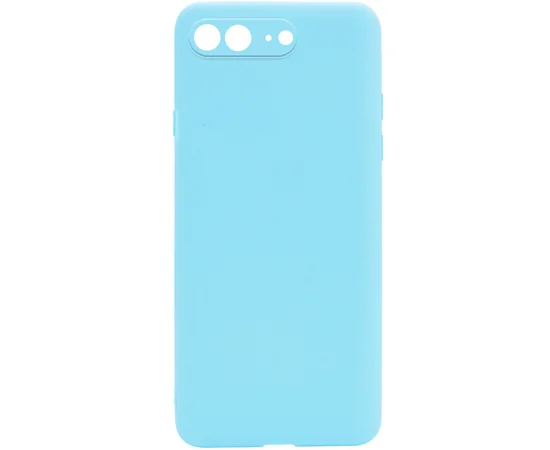 Силиконовый чехол Candy Full Camera для Apple iPhone 7 plus / 8 plus (5.5") Бирюзовый / Turquoise