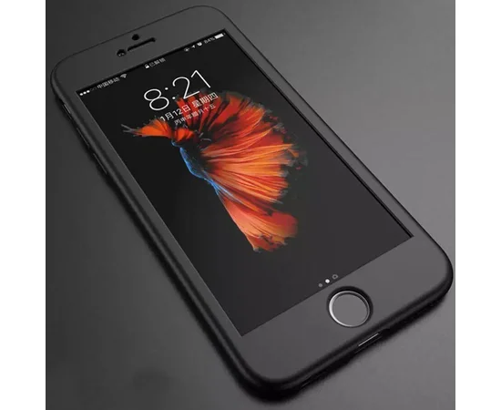 Пластиковая накладка GKK LikGus 360 градусов (opp) для Apple iPhone 7 plus / 8 plus (5.5") Черный
