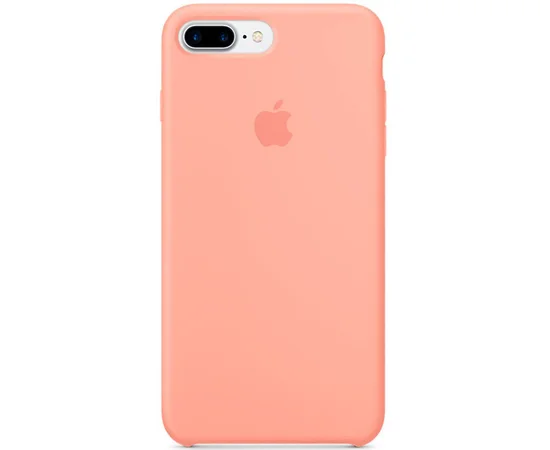 Чехол Silicone case (A) для Apple iPhone 7 plus / 8 plus (5.5") Розовый / Flamingo
