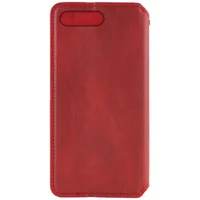 Кожаный чехол-книжка GETMAN Cubic (PU) для Apple iPhone 7 plus / 8 plus (5.5") Красный