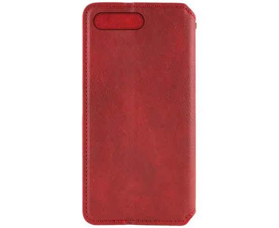 Шкіряний чохол-книжка GETMAN Cubic (PU) для Apple iPhone 7 plus / 8 plus (5.5") Червоний