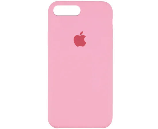 Чехол Silicone Case (AA) для Apple iPhone 7 plus / 8 plus (5.5") Розовый / Light pink
