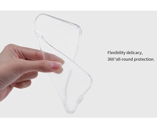 TPU чехол Nillkin Nature Series для Apple iPhone 7 plus / 8 plus (5.5") Бесцветный (прозрачный)