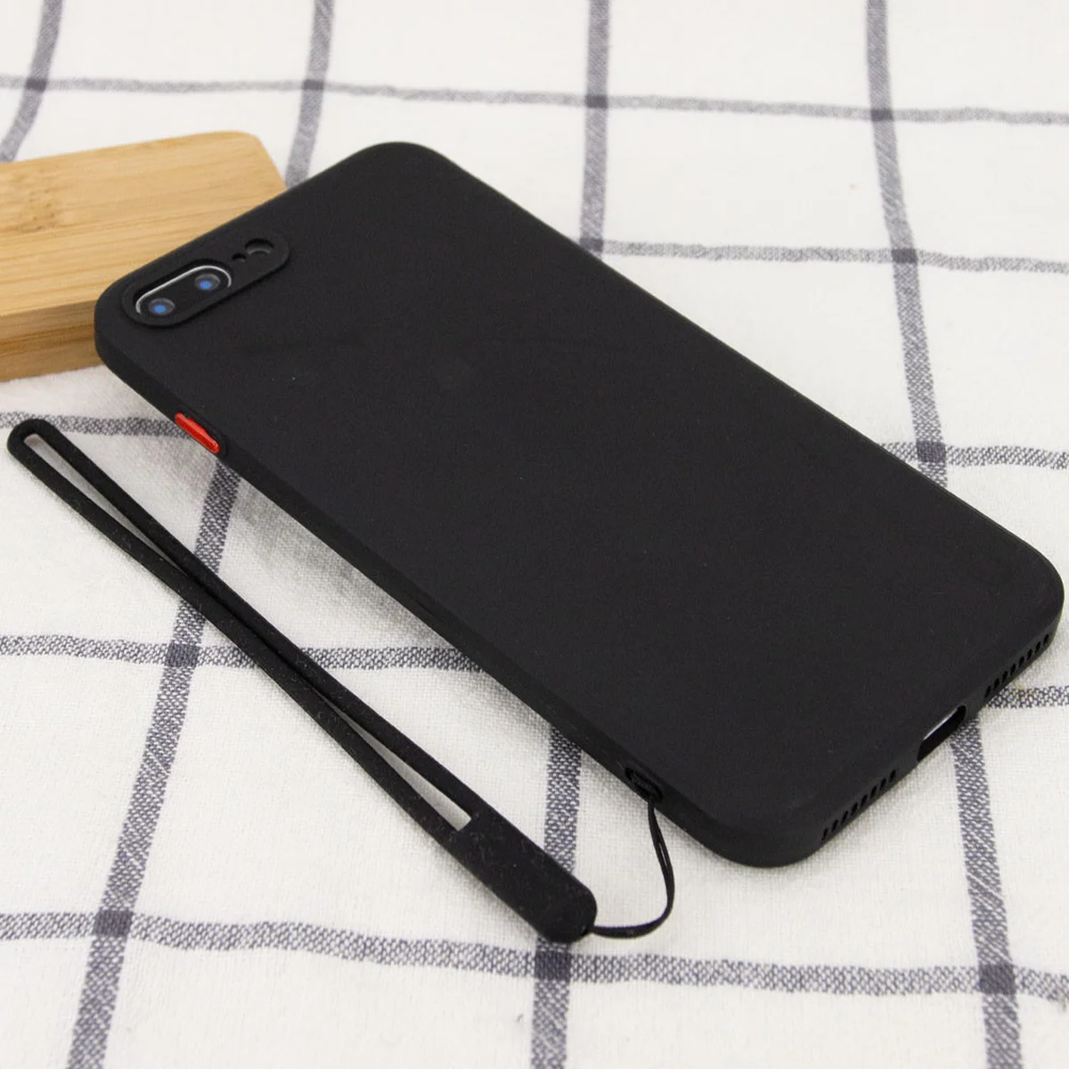 Чехол TPU Square Full Camera для Apple iPhone 7 plus / 8 plus (5.5") Черный