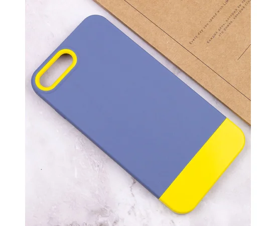 Чохол TPU+PC Bichromatic для Apple iPhone 7 plus / 8 plus (5.5") Blue / Yellow