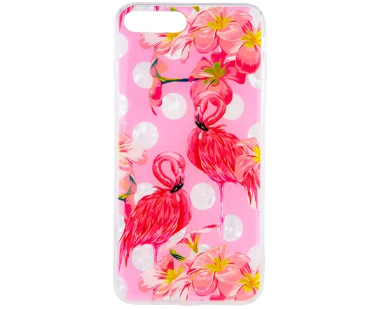 Накладка Glue Case Фламинго для Apple iPhone 7 plus / 8 plus (5.5") Розовый