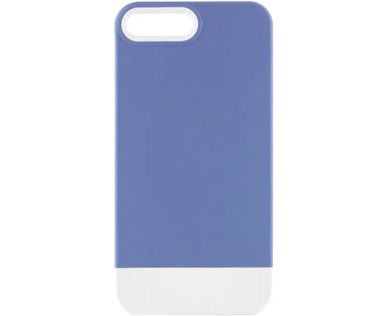 Чехол TPU+PC Bichromatic для Apple iPhone 7 plus / 8 plus (5.5") Blue / White