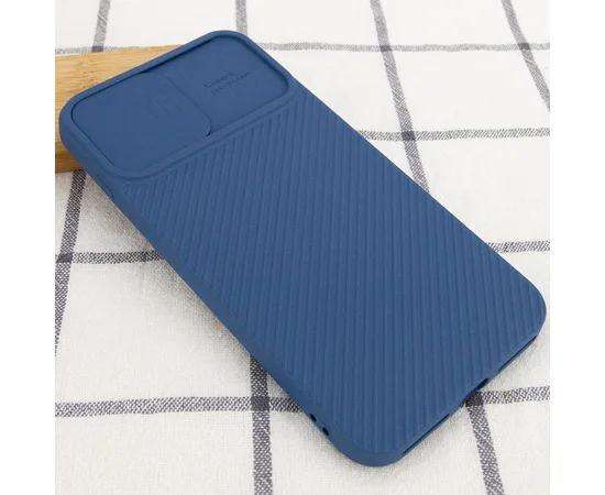 Чехол Camshield Square TPU со шторкой для камеры для Apple iPhone 7 plus / 8 plus (5.5") Синий