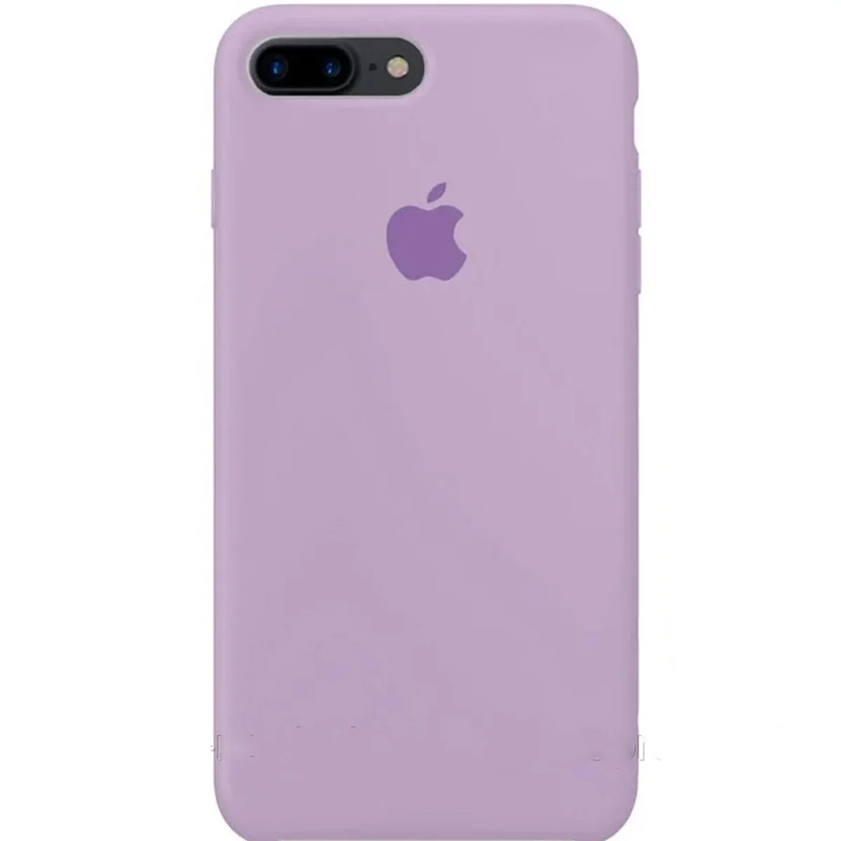 Чехол Silicone case (A) (с закрытым низом) для Apple iPhone 7 plus / 8 plus (5.5") Сиреневый / Dasheen