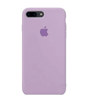 Чохол Silicone case (A) (з закритим низом) для Apple iPhone 7 plus / 8 plus (5.5 ") Бузковий / Dasheen