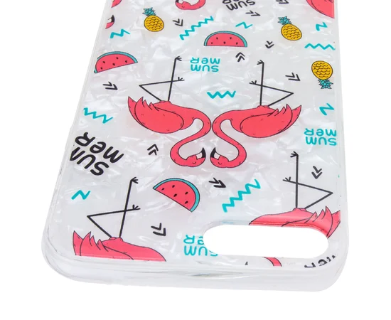 Накладка Glue Case Фламинго для Apple iPhone 7 plus / 8 plus (5.5") Белый