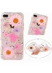 TPU чехол "Flowers and tinsel " для Apple iPhone 7 plus / 8 plus (5.5") Маргаритки нежно розовые