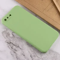 Силиконовый чехол Candy Full Camera для Apple iPhone 7 plus / 8 plus (5.5") Фисташковый