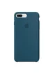 Чехол Silicone Case (AA) для Apple iPhone 7 plus / 8 plus (5.5") Синий / Cosmos Blue