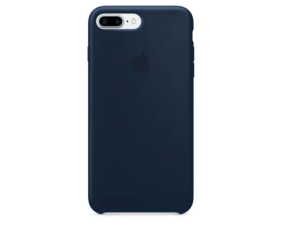 Чехол Silicone case (AAA) для Apple iPhone 7 plus / 8 plus (5.5") Темно-Синий / Midnight Blue