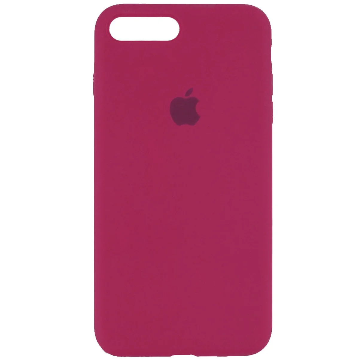 Чехол Silicone Case Full Protective (AA) для Apple iPhone 7 plus / 8 plus (5.5") Красный / Rose Red