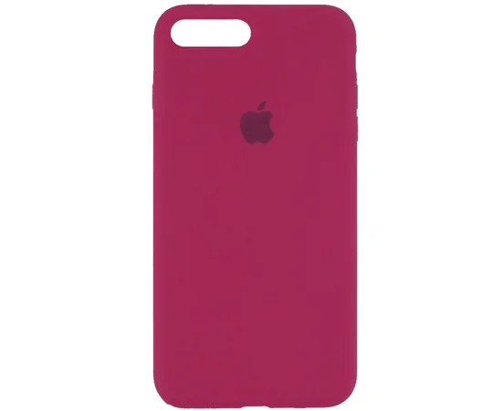 Чехол Silicone Case Full Protective (AA) для Apple iPhone 7 plus / 8 plus (5.5") Красный / Rose Red