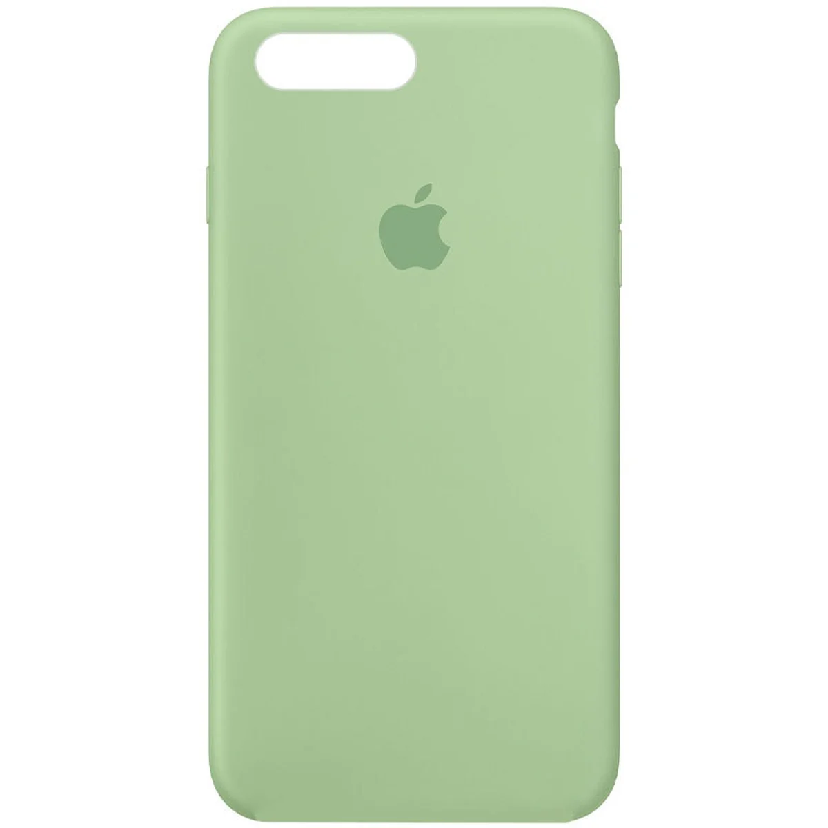 Чехол Silicone Case Full Protective (AA) для Apple iPhone 7 plus / 8 plus (5.5") Зеленый / Pistachio