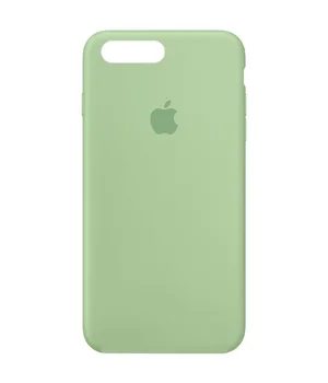 Чехол Silicone Case Full Protective (AA) для Apple iPhone 7 plus / 8 plus (5.5") Зеленый / Pistachio