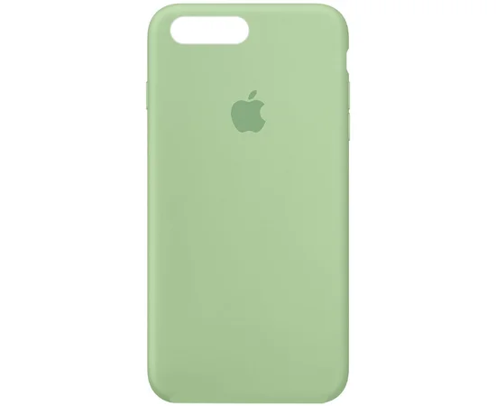 Чехол Silicone Case Full Protective (AA) для Apple iPhone 7 plus / 8 plus (5.5") Зеленый / Pistachio