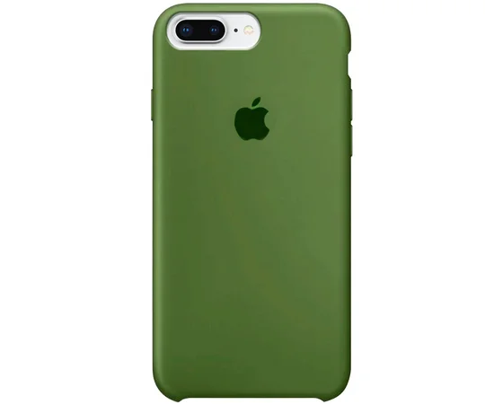 Чехол Silicone Case (AA) для Apple iPhone 7 plus / 8 plus (5.5") Зеленый / Army green