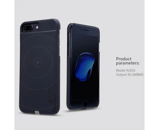 Чехол накладка Nillkin Magic с модулем приема от беспроводного ЗУ для iPhone 7 plus / 8 plus (5.5") Черный