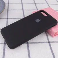 Чехол Silicone Case Full Protective (AA) для Apple iPhone 7 plus / 8 plus (5.5") Черный / Black