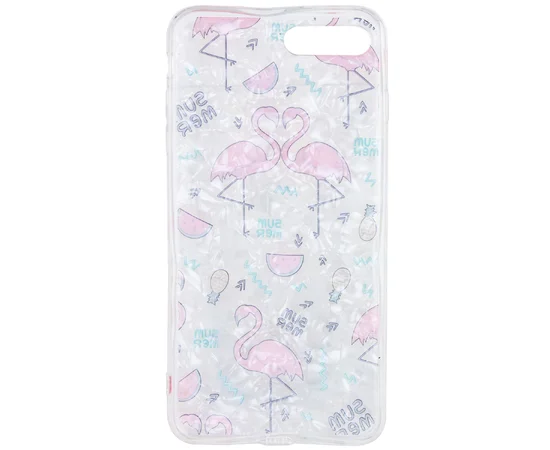 Накладка Glue Case Фламинго для Apple iPhone 7 plus / 8 plus (5.5") Белый