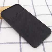 Чехол Camshield Square TPU со шторкой для камеры для Apple iPhone 7 plus / 8 plus (5.5") Черный