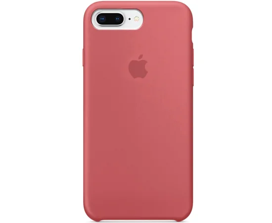 Чехол Silicone Case (AA) для Apple iPhone 7 plus / 8 plus (5.5") Красный / Camellia