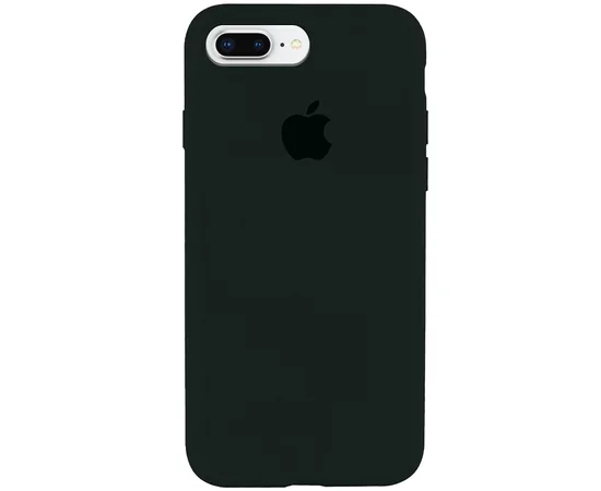 Чехол Silicone Case Full Protective (AA) для Apple iPhone 7 plus / 8 plus (5.5") Зеленый / Black Green