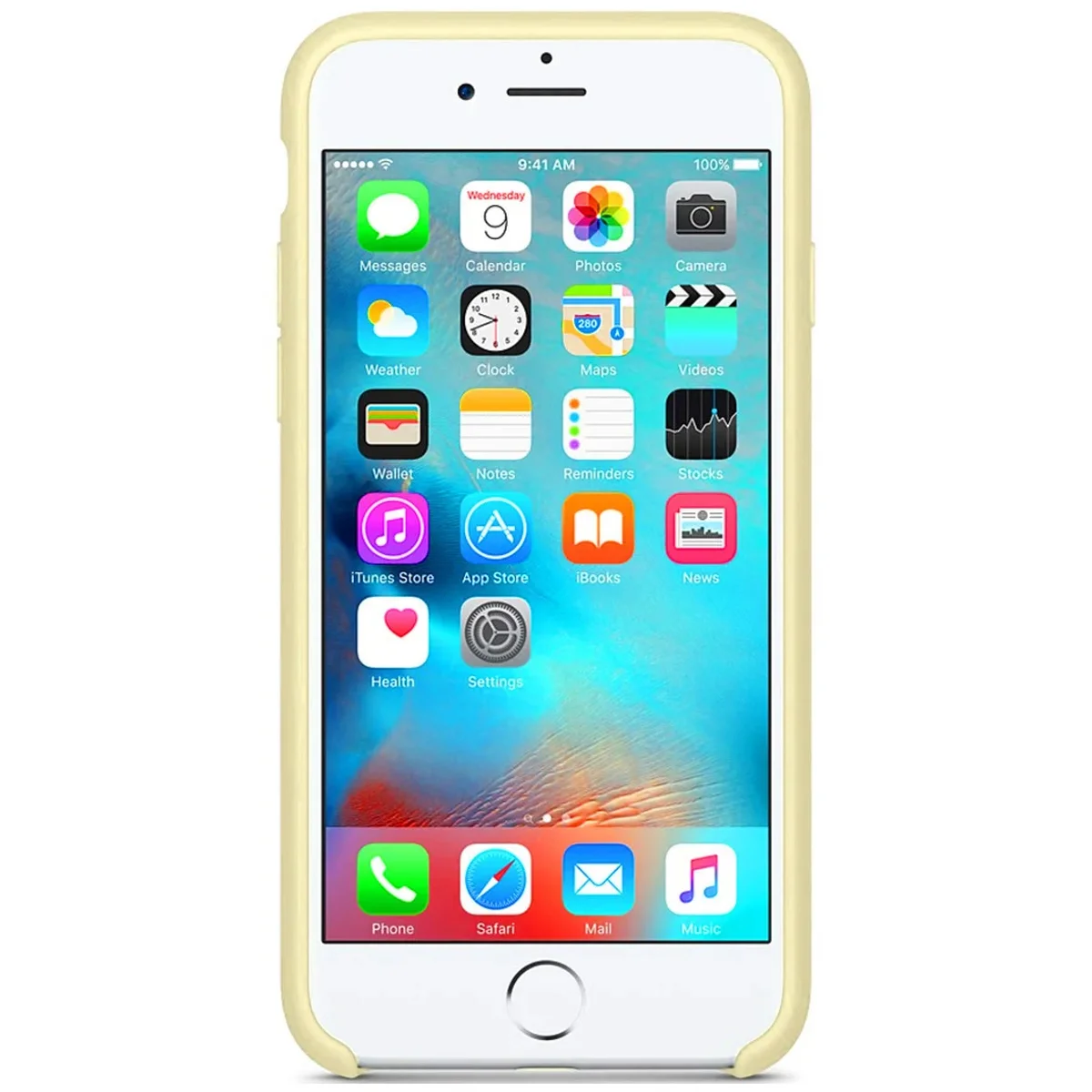 Чохол Silicone Case Full Protective (AA) для Apple iPhone 7 plus / 8 plus (5.5 ") Жовтий / Mellow Yellow