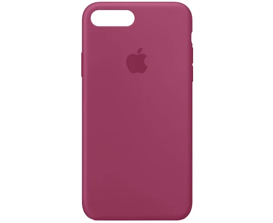 Чехол Silicone Case Full Protective (AA) для Apple iPhone 7 plus / 8 plus (5.5") Малиновый / Pomegranate