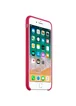 Чехол Silicone case (A) для Apple iPhone 7 plus / 8 plus (5.5") Розовый  / Rose red
