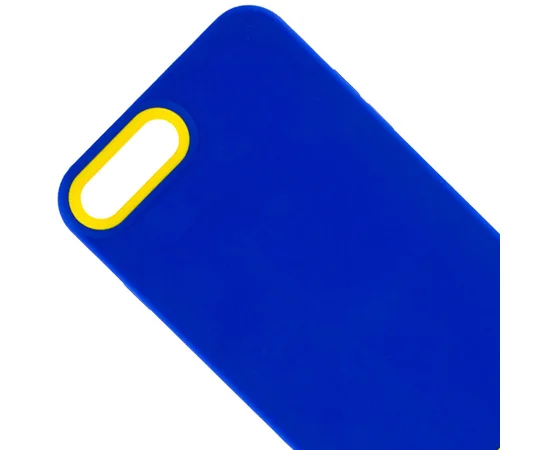 Чехол TPU+PC Bichromatic для Apple iPhone 7 plus / 8 plus (5.5") Navy Blue / Yellow