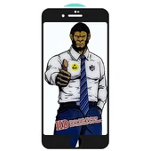 Захисне скло 5D Anti-static Pro (full glue) (тех.пак) для Apple iPhone 7 plus / 8 plus (5.5") Чорний