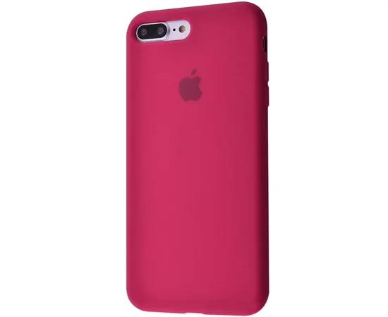 Чехол Silicone case (A) (с закрытым низом) для Apple iPhone 7 plus / 8 plus (5.5") Красный / Dragon Fruit