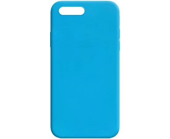 Силиконовый чехол Candy для Apple iPhone 7 plus / 8 plus (5.5") Голубой