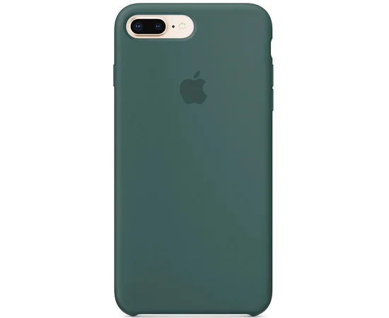 Чехол Silicone case (A) для Apple iPhone 7 plus / 8 plus (5.5") Зеленый / Pine green