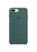Чехол Silicone case (A) для Apple iPhone 7 plus / 8 plus (5.5") Зеленый / Pine green