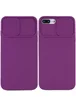 Чехол Camshield Square TPU со шторкой для камеры для Apple iPhone 7 plus / 8 plus (5.5") Фиолетовый