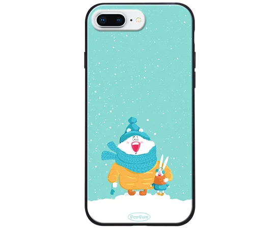 TPU+PC чехол ForFun для Apple iPhone 7 plus / 8 plus (5.5") Медведь и заяц