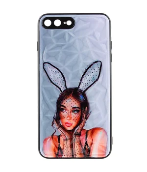 TPU+PC чехол Prisma Ladies для Apple iPhone 7 plus / 8 plus (5.5") Rabbit