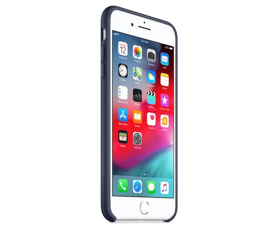 Чехол Silicone Case (AA) для Apple iPhone 7 plus / 8 plus (5.5") Синий / Midnight Blue