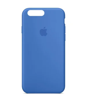 Чехол Silicone Case Full Protective (AA) для Apple iPhone 7 plus / 8 plus (5.5") Синий / Capri Blue