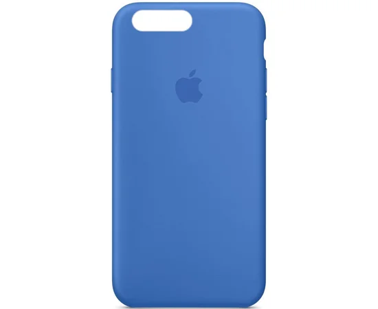 Чохол Silicone Case Full Protective (AA) для Apple iPhone 7 plus / 8 plus (5.5") Синій / Capri Blue