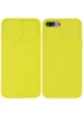 Чехол Camshield Square TPU со шторкой для камеры для Apple iPhone 7 plus / 8 plus (5.5") Желтый